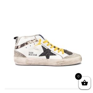 Golden Goose Mid-Star Sneaker - White